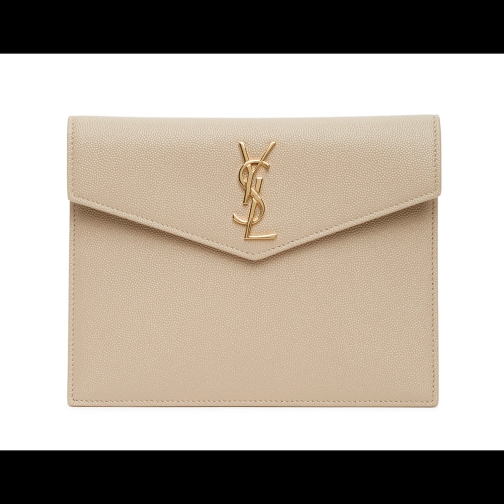 New SAINT LAURENT BABY UPTOWN CLUTCH/POUCH (YSL)